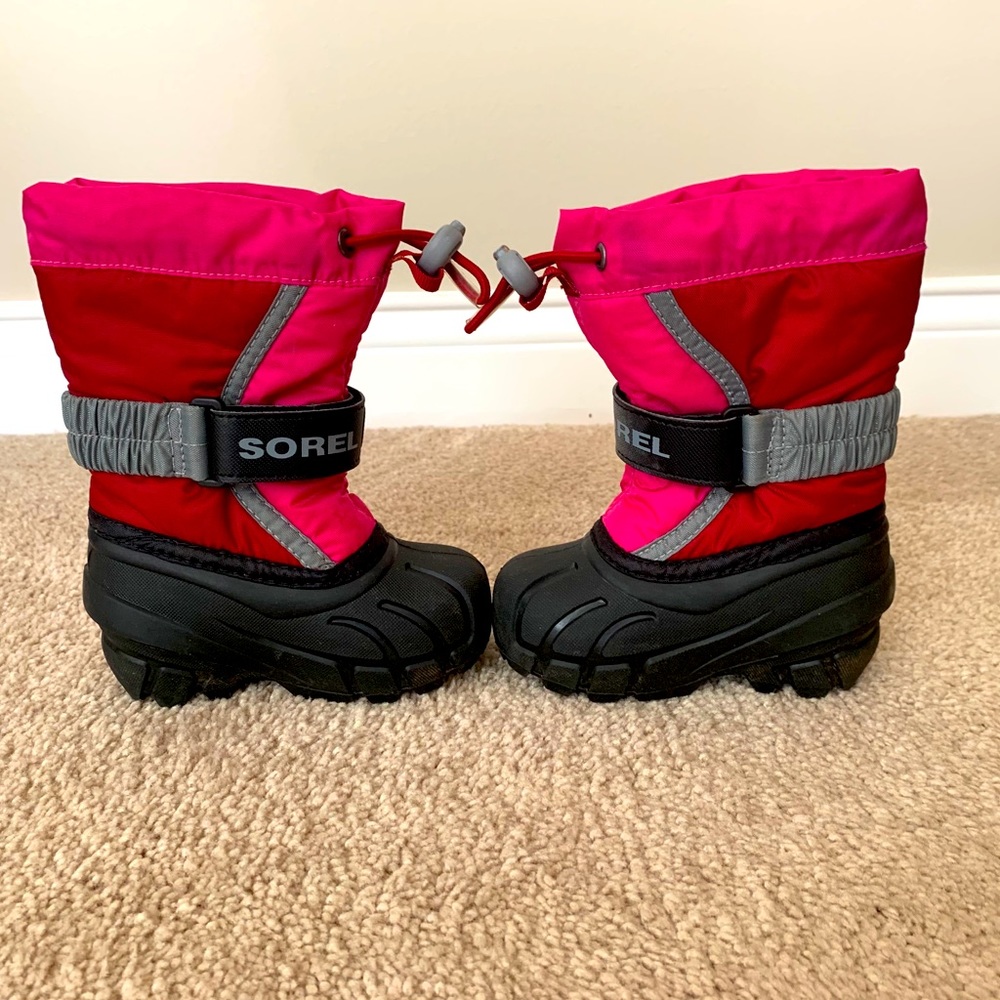 EUC Toddler Girl Sorel Snow Boots